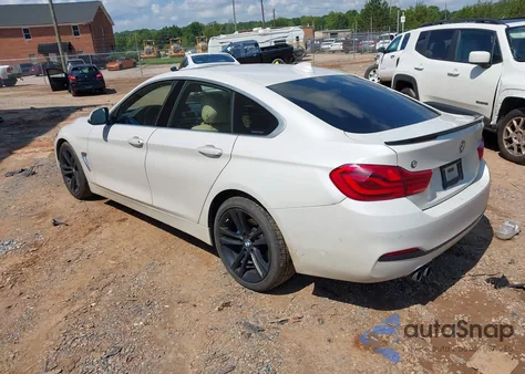 2018 BMW 430I Gran Coupe z USA, uszkodzony, nr VIN WBA4J1C51JBG78449